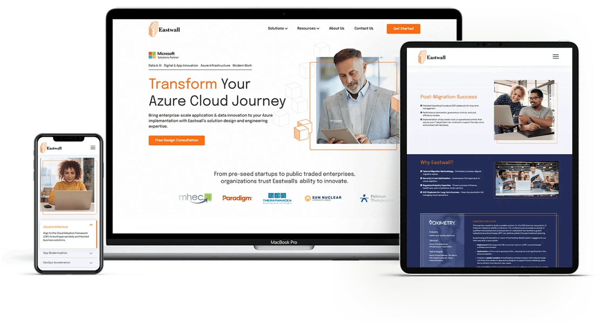 image of data innovation to your Azure implementation with Eastwall’s solution design and engineering expertise.